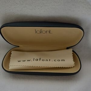 Lafont Sunglasses Case With Cloth No Glasses